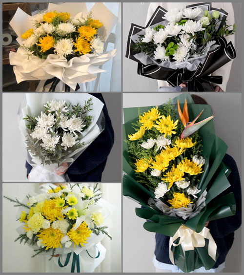 广西贵港港北区根竹乡白事花束代送
